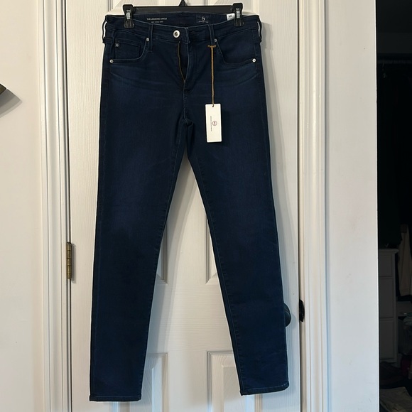 Ag Adriano Goldschmied Denim - NWT AG Super Skinny Dark Denim ankle Jeans